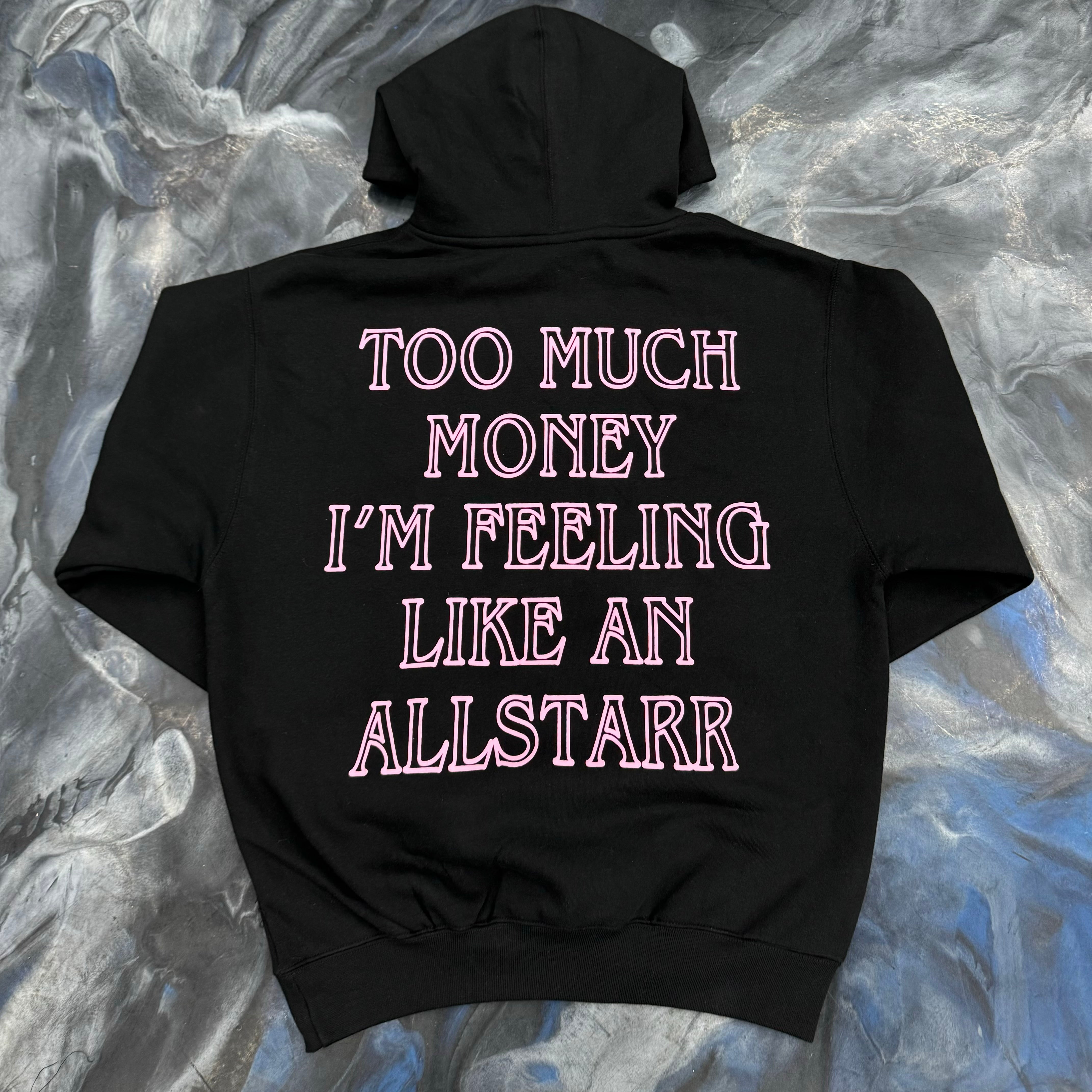 Pink L buy rare bling hoodie